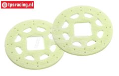 M1000/40 Mecatech Epoxy bremsscheibe Ø64 mm, 2 st.