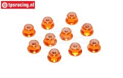 TPS1223/04 Alu-Sicherungs mutter M3 Orange, 10 st.