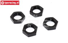 AR310449 ARRMA Alu Radmutter schwarz 17 mm, 4 St.