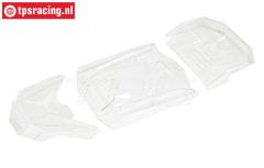 ARA411011 ARRMA Fireteam-Karosserie Glasklahr, set