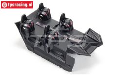 ARA411013 ARRMA Fireteam innenraum Schwarz, 1 st.