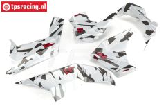 ARA411017 ARRMA Fireteam Karosserie Weiß-Camo, set
