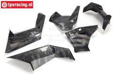 ARA411018 ARRMA Fireteam Karosserie Schwarz-Camo, set