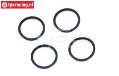 BWS53018/04 Stoßdämpfer Einstelring O-ring Ø24 mm, 4 st.