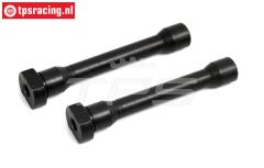 BWS55005 Stahl Servo-saver achse BWS-LOSI, 2 st