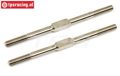 BWS55018 Stahl Gewindestang M6-L112 mm BWS-LOSI, 2 st.