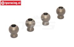 BWS55041 Alu-Kugeln Ø11-Ø5,2-H13 mm BWS-LOSI, 4 st.