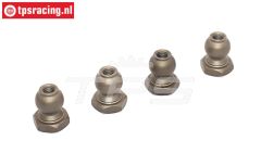 BWS55043 Alu-Kugeln Ø11-M5-H16 mm BWS-LOSI, 4 st.
