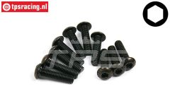 BWS56015 Linsenkopf schraube M3-L12 mm, 10 st.