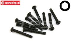 BWS56022 Linsenkopf schraube M4-L30 mm, 10 st.