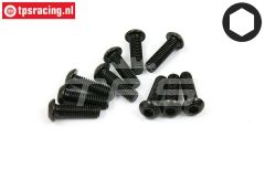 BWS56032 Linsenkopf schraube M6-L20 mm, 10 st.