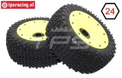 BWS69034/02 Mini-Pin Schwarz-Gelb Ø180-B75 mm, 2 st