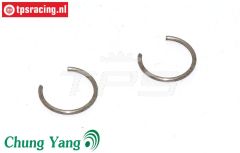 CY0311/07 Kolbenb. sicherung Ø9,5 mm, 2 st.