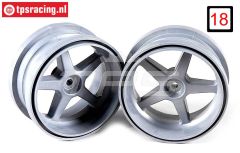 FG3105/02 1/6 Felge Silber Ø120-B60 mm, 2 St.