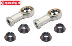 FG4429/01 Stahl Kugelgelenk M8R/Ø5 mm, 2 St.