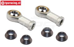 FG4429 Stahl Kugelgelenk M6R/Ø5 mm, 2 St.