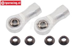 FG4437 Aluminium Kugelgelenk, M8R-Ø5 mm, 2 St.