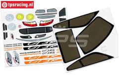 FG5175/01 Dekorbogen Porsche GT3-RSR, Set