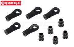 FG6027 Kugelgelenk mit kugel 6 mm, set