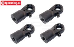 FG6029/04 Kugelgelenk nachstellbar M6-Ø10 mm, 4 st.