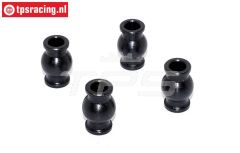 FG6081/01 Stahl Gelenkkugel Ø5/Ø10-H15 mm, 4 St.