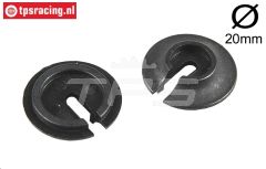 FG6092 Stoßdämpferfeder teller Ø20 mm, 2 St.