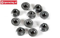 FG6113 Stahl Mutter selbstsichernd M6R, 10 st.