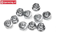 FG6115 Stahl Mutter selbstsichernd M8R, 10 st.