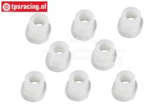 FG6496/04 Teflon Gleitbuchse mit flansch, 8 St.