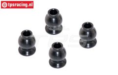 FG66245 Stahl Gelenkkugel Ø3-Ø7-H9 mm, 4 St.