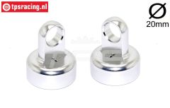 FG66291/02 Alu-Stoßd. verschluss M20-Ø8 mm, 2 St.