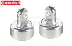 FG66292/02 Alu-Stoßd. verschluss Ø8-Ø20 mm, 2 St.