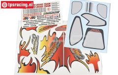 FG67166 Dekorbogen Leopard 2WD RTR, Set