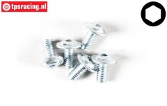 FG6717/06 Linsenkopf schraube M3-L6 mm, 5 st.