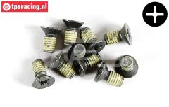 FG6718/09 Senkkopf schraube Kreuz Loct. M4-L9 mm, 10 st.