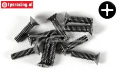 FG6718/16 Senkkopf schraube Kreuz M4-L16 mm, 10 st.