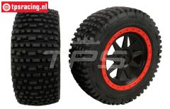 FG67212/05 Short Cross Reifen Soft geklebt, 2 St.