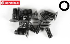 FG6723/16 Senkkopf schraube M6-L16 mm, 10 st.