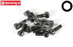 FG6724/08 Zylinderkopf schraube M3-L8 mm, 10 st.