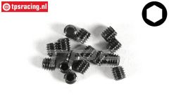 FG6729/04 Madeschrauben M4-L4 mm, 15 st.