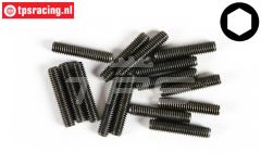 FG6729/20 Gewindestange M4-L20 mm, 15 st.