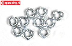 FG6739/06 Stahl Mutter flach M6R, 10 St.