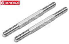 FG7028/01 Alu-Gewindestange M6 L/R-L65 mm, 2 St.