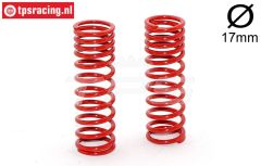 FG7198 Stoßd. feder progres. Rot Ø17-Ø2,4-L68 mm, 2 St.