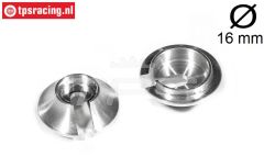 FG7205/07 Alu-Stoßd. federteller Ø16 mm, 2 St.