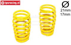 FG7289 Stoßdämpferfeder Gelb Ø2,8-L50 mm, 2 st.