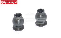 FG7475/04 Alu-Silicium Gelenkkugel Ø5/Ø10-H15, 2 St.