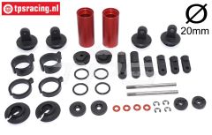 FG8522 Stoßdämpfer Rot '94 Ø20-L125 mm, Set