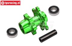 MX006-G PROMOTO Alu-Radachse vorne Grün, Set