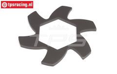 HPI102171 Bremsscheibe Kühler Gun Metal, 1 st.